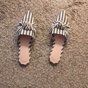 H&M striped mules